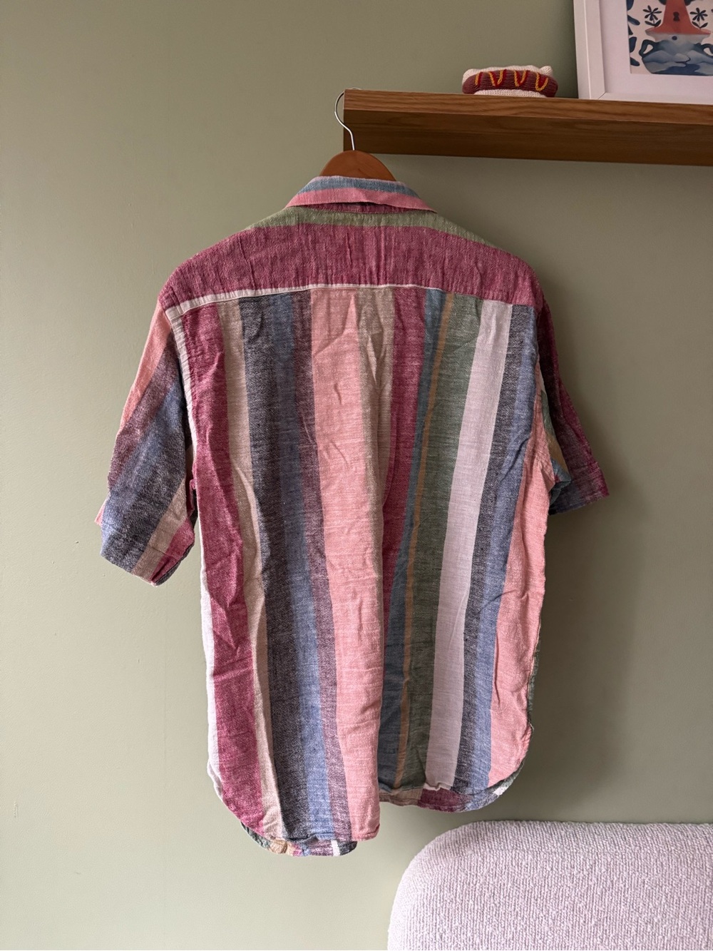 Button Down Color block shirt - Picture 2 of 2